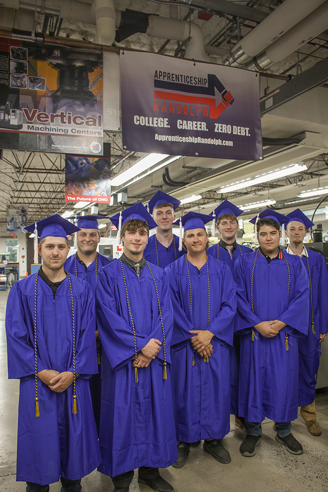 Apprenticeship Randolph honors first graduates, signs 14 more