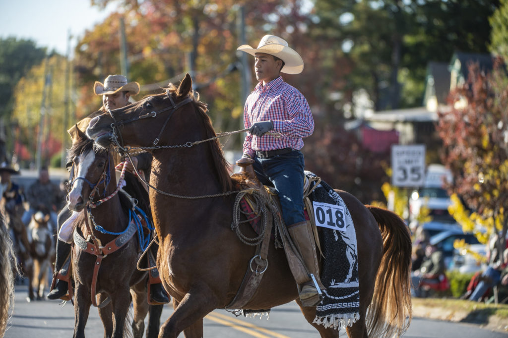 David Herrera won Best man during the 20th annual Asheboro Fall Roundup Horse Parade in downtown Asheboro, on Nov. 7, 2021. (PJ WARD-BROWN/NORTH STATE JOURNAL)