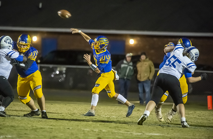 County football teams fall in playoff openers