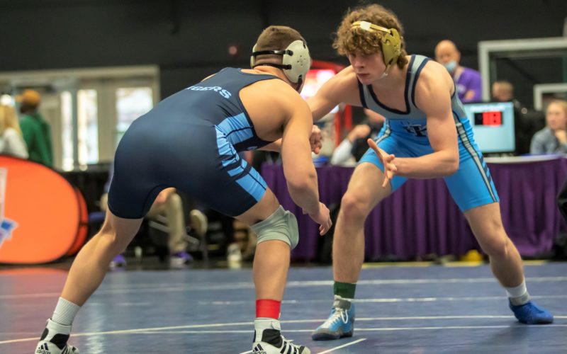 Vikings grapplers come up short in state title match