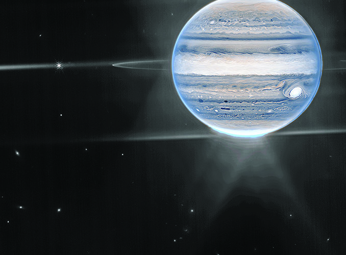 New space telescope shows Jupiter’s auroras, tiny moons