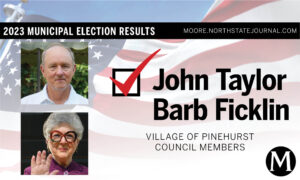 Taylor, Ficklin claim seats on Pinehurst Village Council