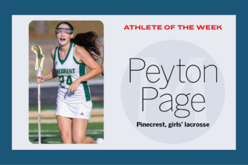 Athlete of the Week: Pinecrest lacrosse’s Peyton Page