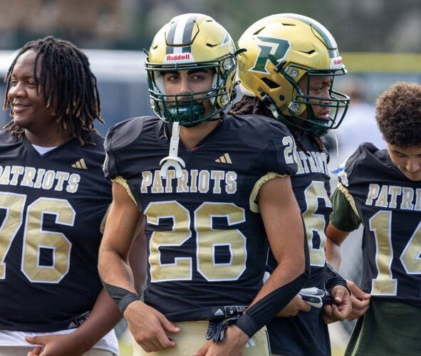 Chris Najm is a junior on the Pinecrest football team. (David Sinclair for the North State Journal)