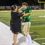 Pinecrest linebacker Blake Stroven was named Junior Class Prince at the Patriots’ homecoming game earlier this month. After a week off, Stroven and Pinecrest return to the field to defend their undefeated record this week. (David Sinclair for North State Journal)