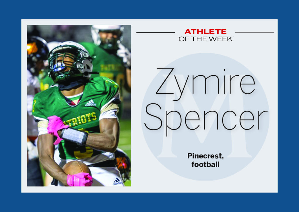 Athlete of the Week: Zymire Spencer