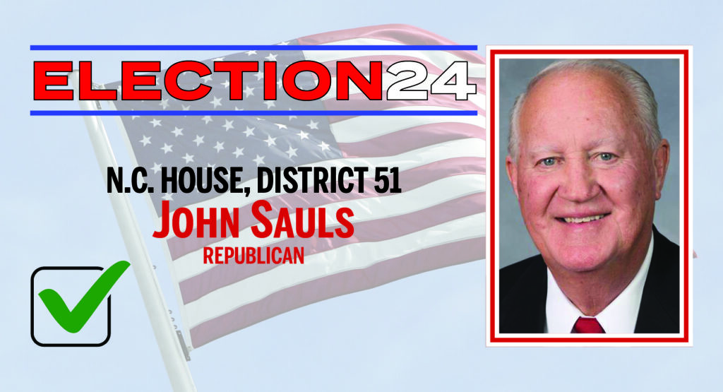 Republican John Sauls wins reelection for NC House’s 51st District seat