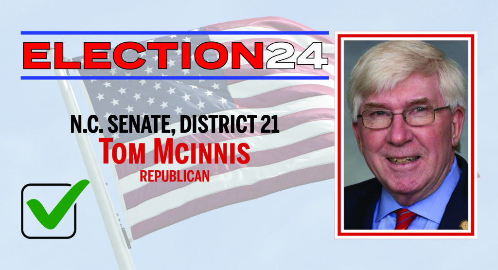 Republican Tom McInnis wins reelection for NC Senate’s 21st District seat