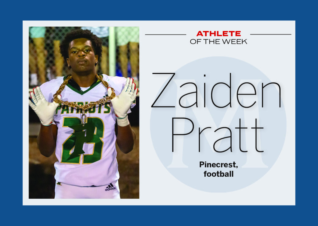 Athlete of the Week: Zaiden Pratt