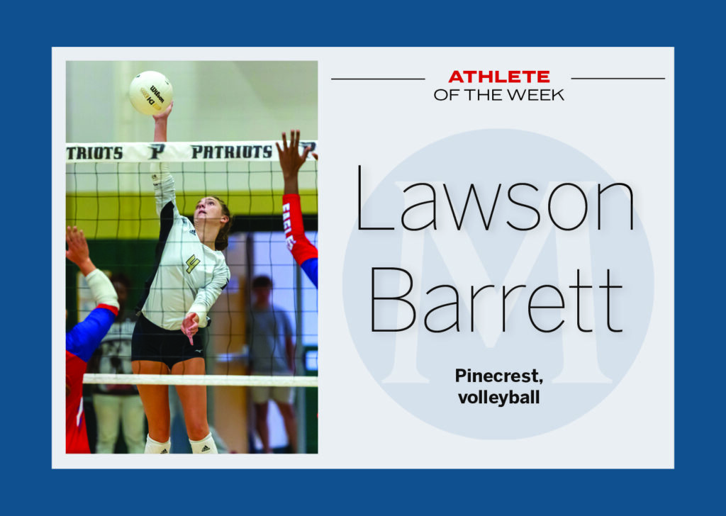 Athlete of the Week: Lawson Barrett